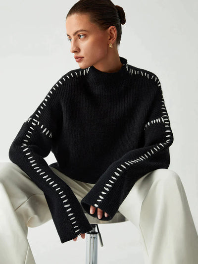 Marie | Eleganter Baumwollpullover für Damen weich