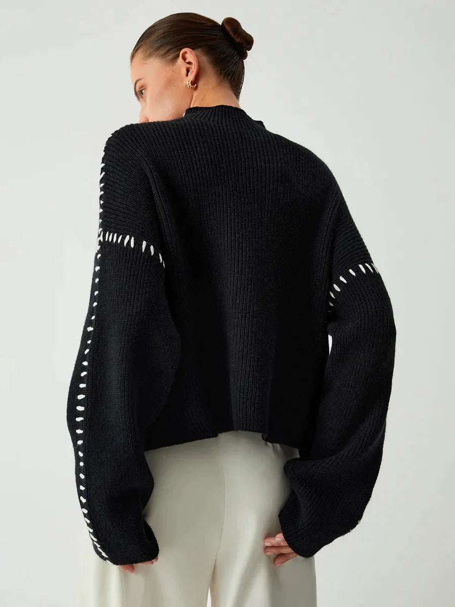 Marie | Eleganter Baumwollpullover für Damen weich