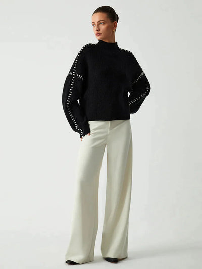 Marie | Eleganter Baumwollpullover für Damen weich