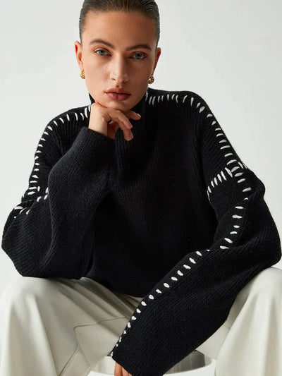 Marie | Eleganter Baumwollpullover für Damen weich