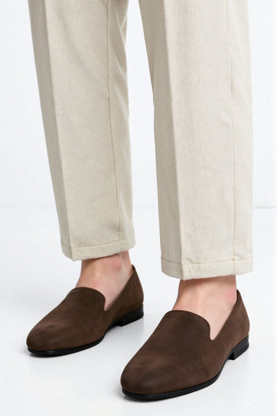 Matteo | Elegante Wildleder Slipper für Herren ganzjährig