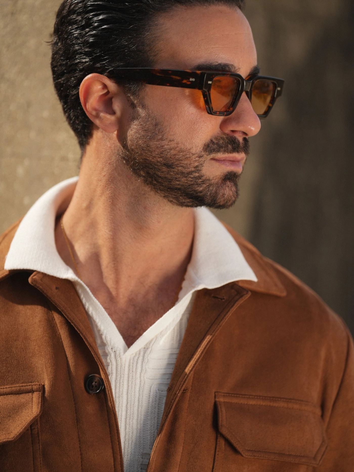 Matteo | Elegante Wildlederjacke für Herren klassisch