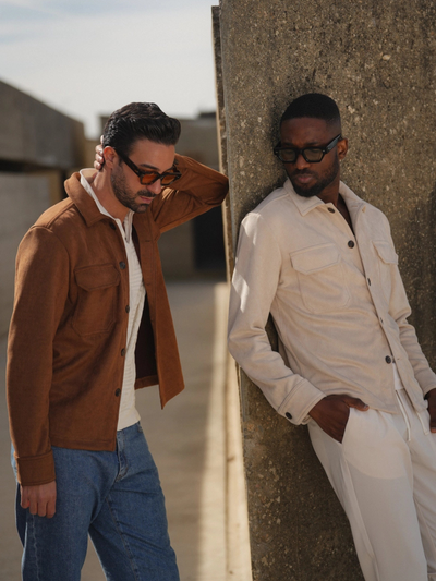 Matteo | Elegante Wildlederjacke für Herren klassisch