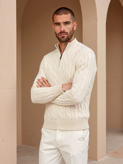 Matteo | Eleganter Herrenpullover aus Baumwolle langarm