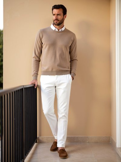 Matteo | Eleganter Kaschmir Pullover für Herren Sommer