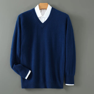 Matteo | Eleganter Kaschmir Pullover für Herren Winter