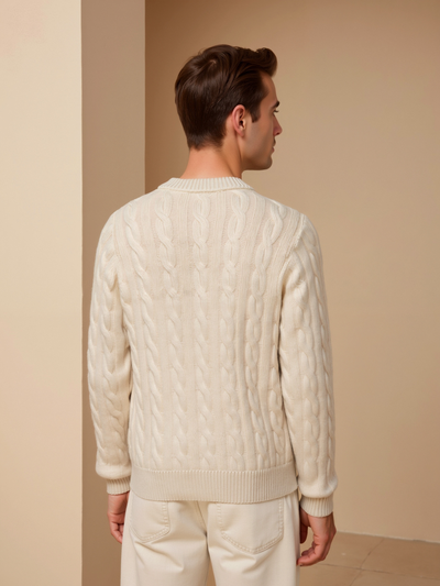 Matteo | Eleganter Kaschmir Pullover für Herren langarm