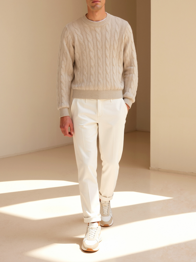 Matteo | Eleganter Kaschmir Pullover für Herren langarm