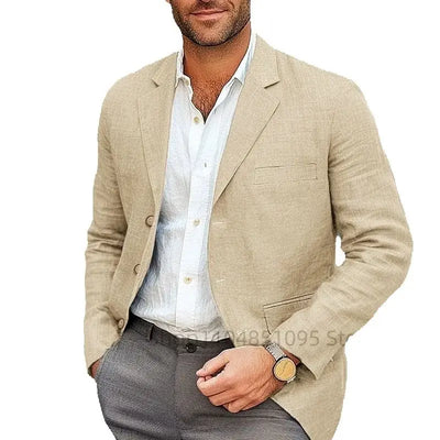 Matteo | Eleganter Leinenblazer für Herren Sommer