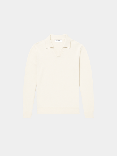 Matteo | Elegantes Langarm Poloshirt für Herren Baumwolle
