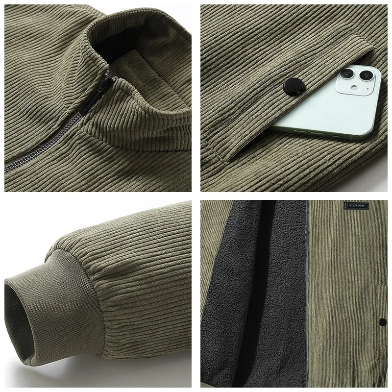 Matteo | Warme Fleecejacke für Herren Winter