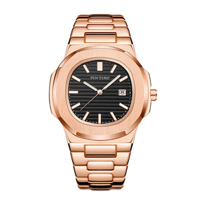 Atlantis - Mechanische Armbanduhr für Herren – Parrot Serie 2024 mit Nachtlicht & wasserdichtem Design