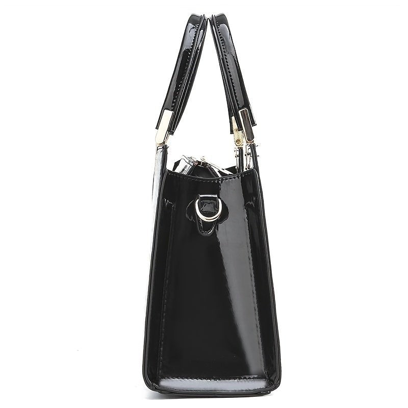 Melinda | Elegante Krokodil-Handtasche für Damen glänzend
