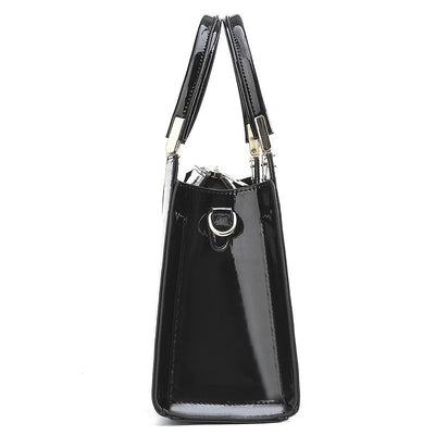 Melinda | Elegante Krokodil-Handtasche für Damen glänzend
