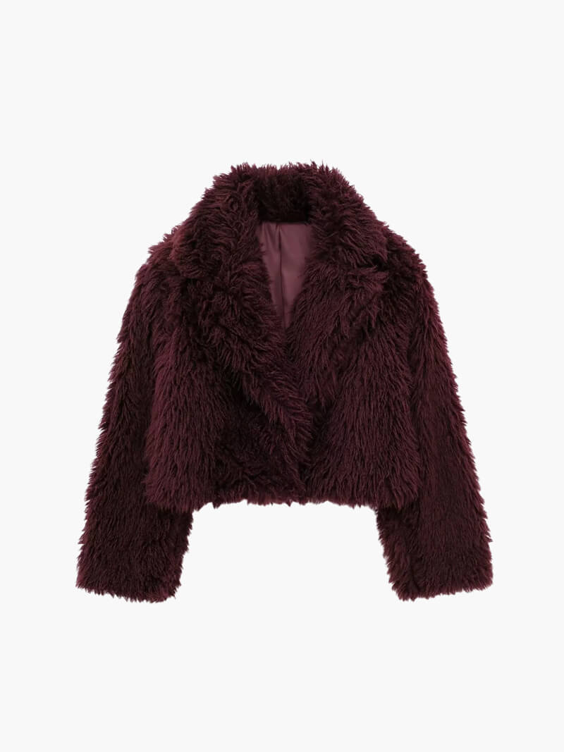 Mia | Elegante Kunstpelzjacke für Damen Herbst