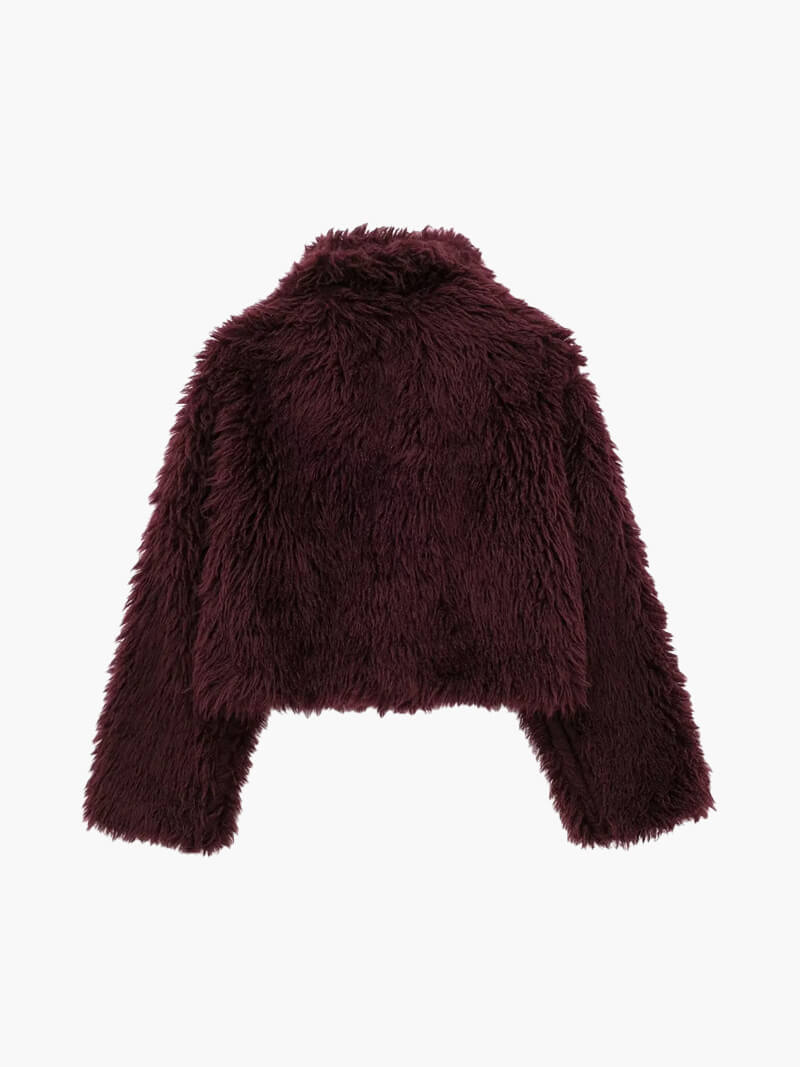 Mia | Elegante Kunstpelzjacke für Damen Herbst