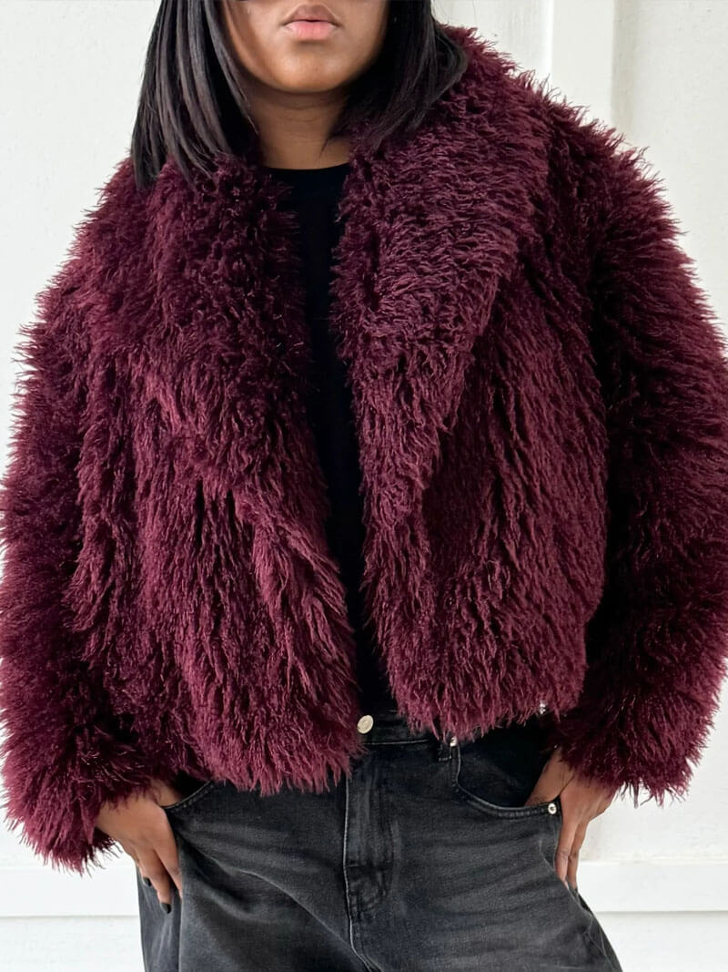 Mia | Elegante Kunstpelzjacke für Damen Herbst