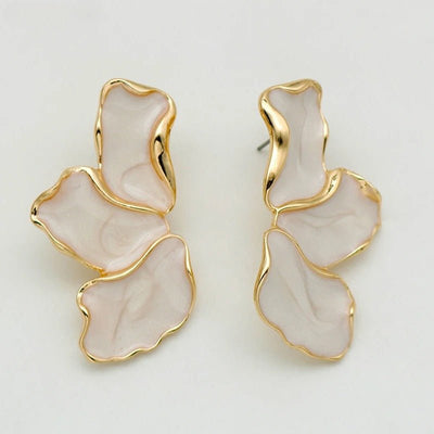 Micara | Elegante Ohrringe Gold für Damen glänzend
