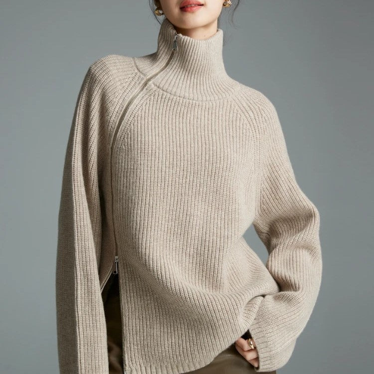 Michelle | Warmer Rollkragenpullover für Damen Winter