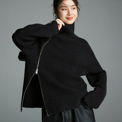 Michelle | Warmer Rollkragenpullover für Damen Winter