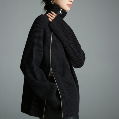 Michelle | Warmer Rollkragenpullover für Damen Winter