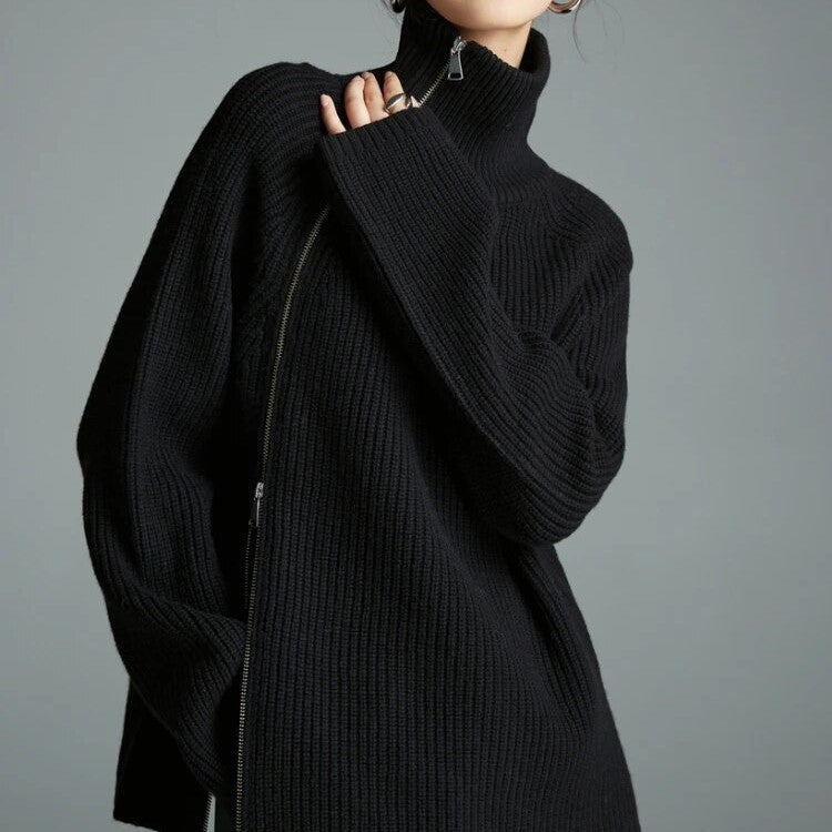 Michelle | Warmer Rollkragenpullover für Damen Winter