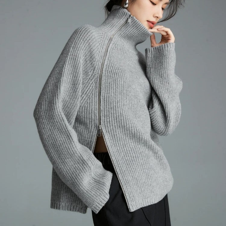 Michelle | Warmer Rollkragenpullover für Damen Winter