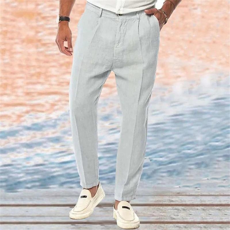 Oliver | Atmungsaktive Herrenhose für Sommer schlank