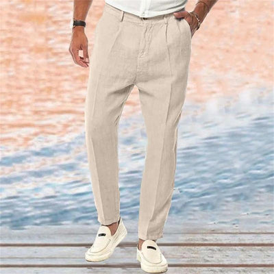 Oliver | Atmungsaktive Herrenhose für Sommer schlank