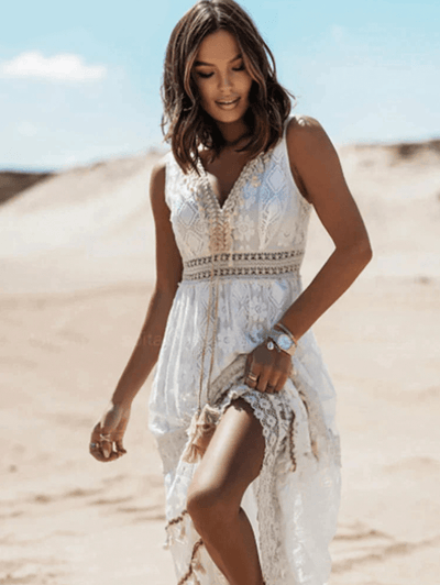 Paige | Romantisches Spitzenkleid für Damen festlich