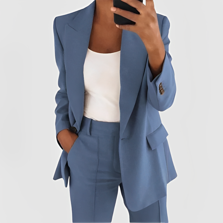 Patry | Elegantes Blazer für Damen Business Baumwolle-Seide