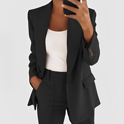 Patry | Elegantes Blazer für Damen Business Baumwolle-Seide