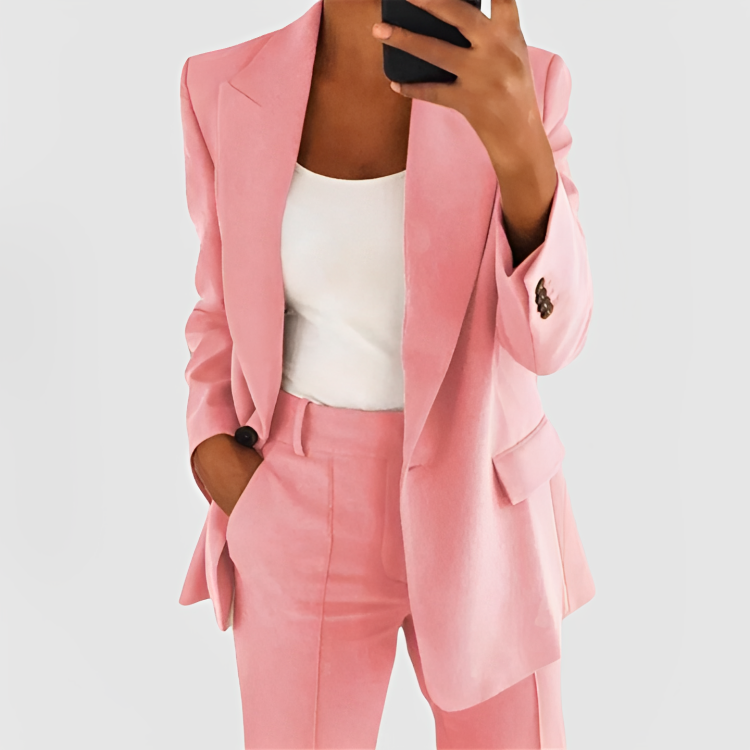 Patry | Elegantes Blazer für Damen Business Baumwolle-Seide