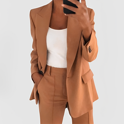 Patry | Elegantes Blazer für Damen Business Baumwolle-Seide