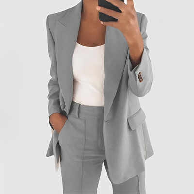 Patry | Elegantes Blazer für Damen Business Baumwolle-Seide