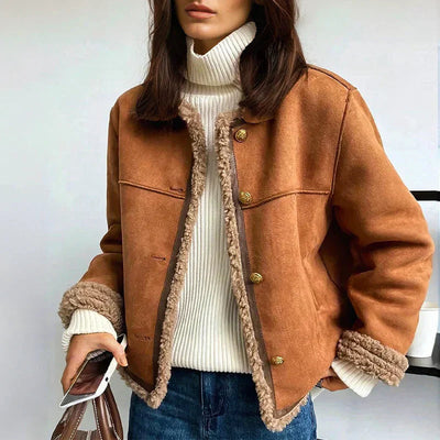 Rosalie | Elegante Damenjacke aus Schafsleder Winter