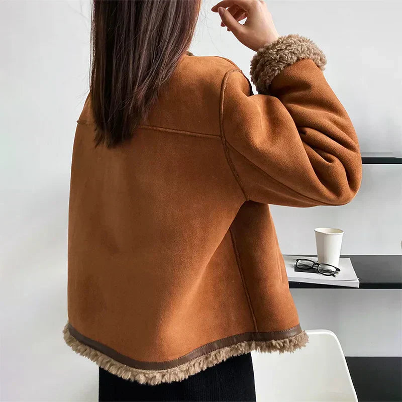 Rosalie | Elegante Damenjacke aus Schafsleder Winter