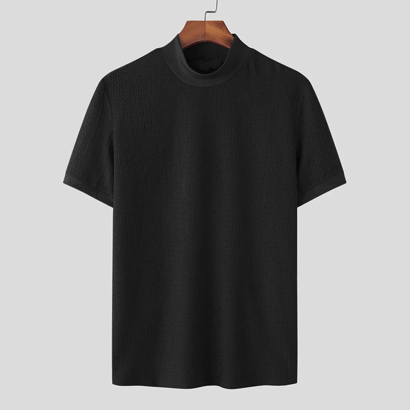 Variant image for Herren T-Shirt Schwarz Größe M Baumwolle Kurzarm Casual Style-5