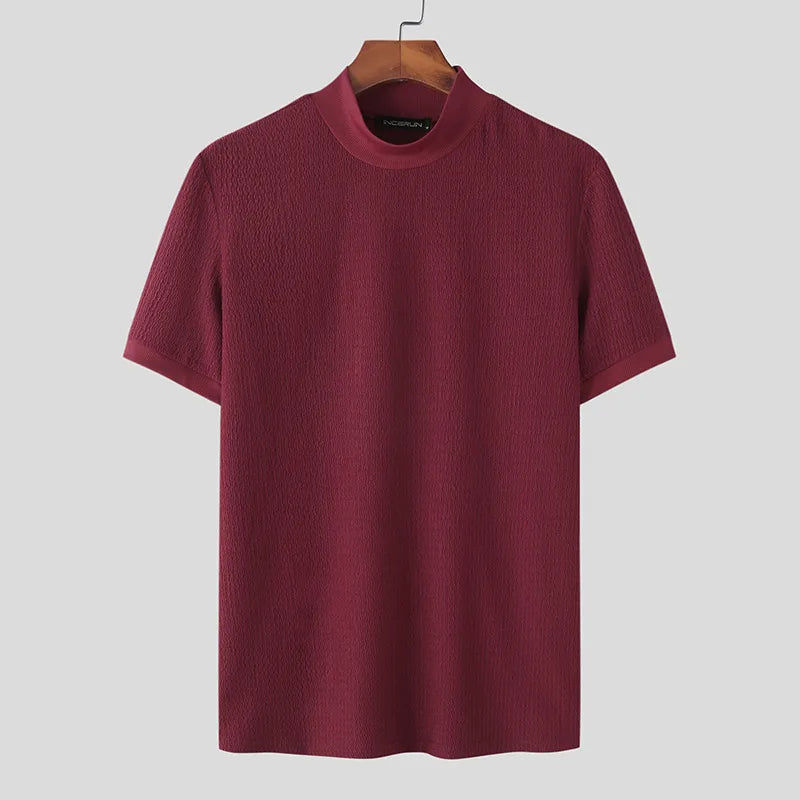Variant image for Herren T-Shirt Schwarz Größe M Baumwolle Kurzarm Casual Style-2