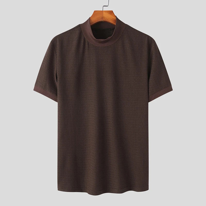Variant image for Herren T-Shirt Schwarz Größe M Baumwolle Kurzarm Casual Style-3