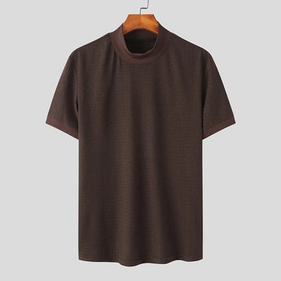Variant image for Herren T-Shirt Schwarz Größe M Baumwolle Kurzarm Casual Style-3