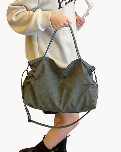VIVIEN – Wildleder-Schultertasche