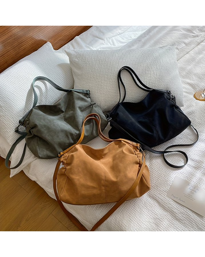VIVIEN – Wildleder-Schultertasche