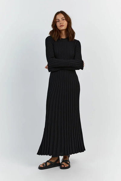 Sofia Midi Kleid aus Baumwolle mit Taillengürtel