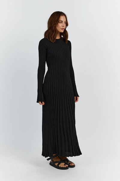 Sofia Midi Kleid aus Baumwolle mit Taillengürtel
