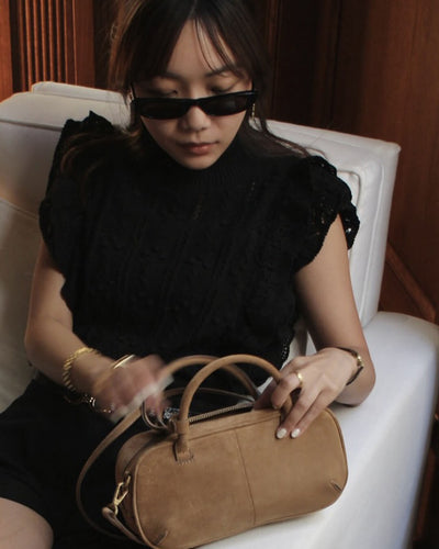 Sophie | Elegante Umhängetasche für Damen Mini Wildleder