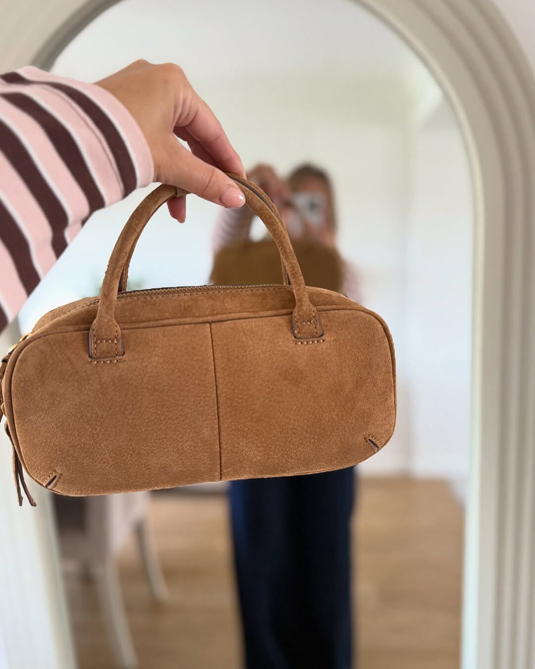 Sophie | Elegante Umhängetasche für Damen Mini Wildleder