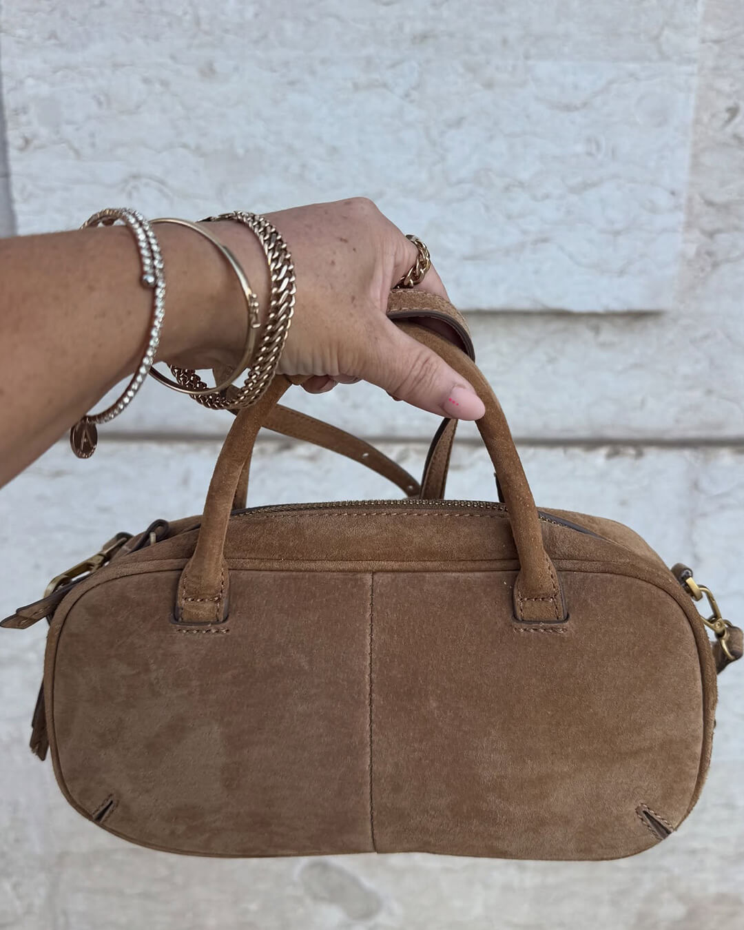 Sophie | Elegante Umhängetasche für Damen Mini Wildleder