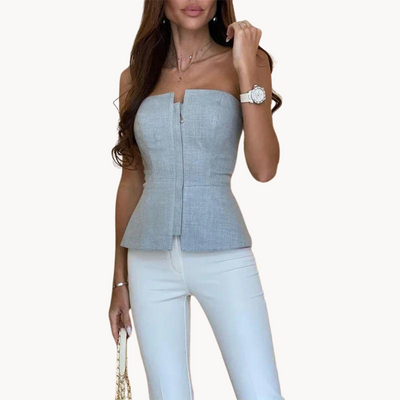 ORA – Sculpting Top mit Herzausschnitt