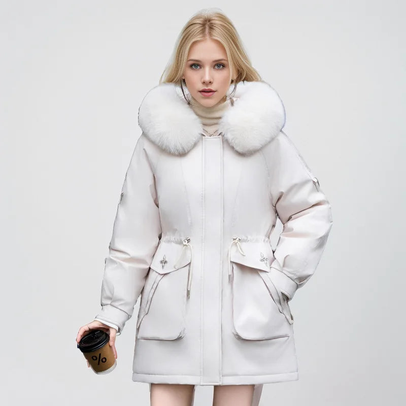 Tanja | Elegante Kunstfelljacke für Damen warm 1